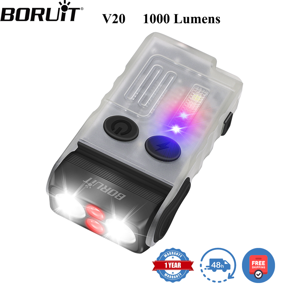 Fishing Light - BORUiT V20 Torcia Portachiavi LED EDC