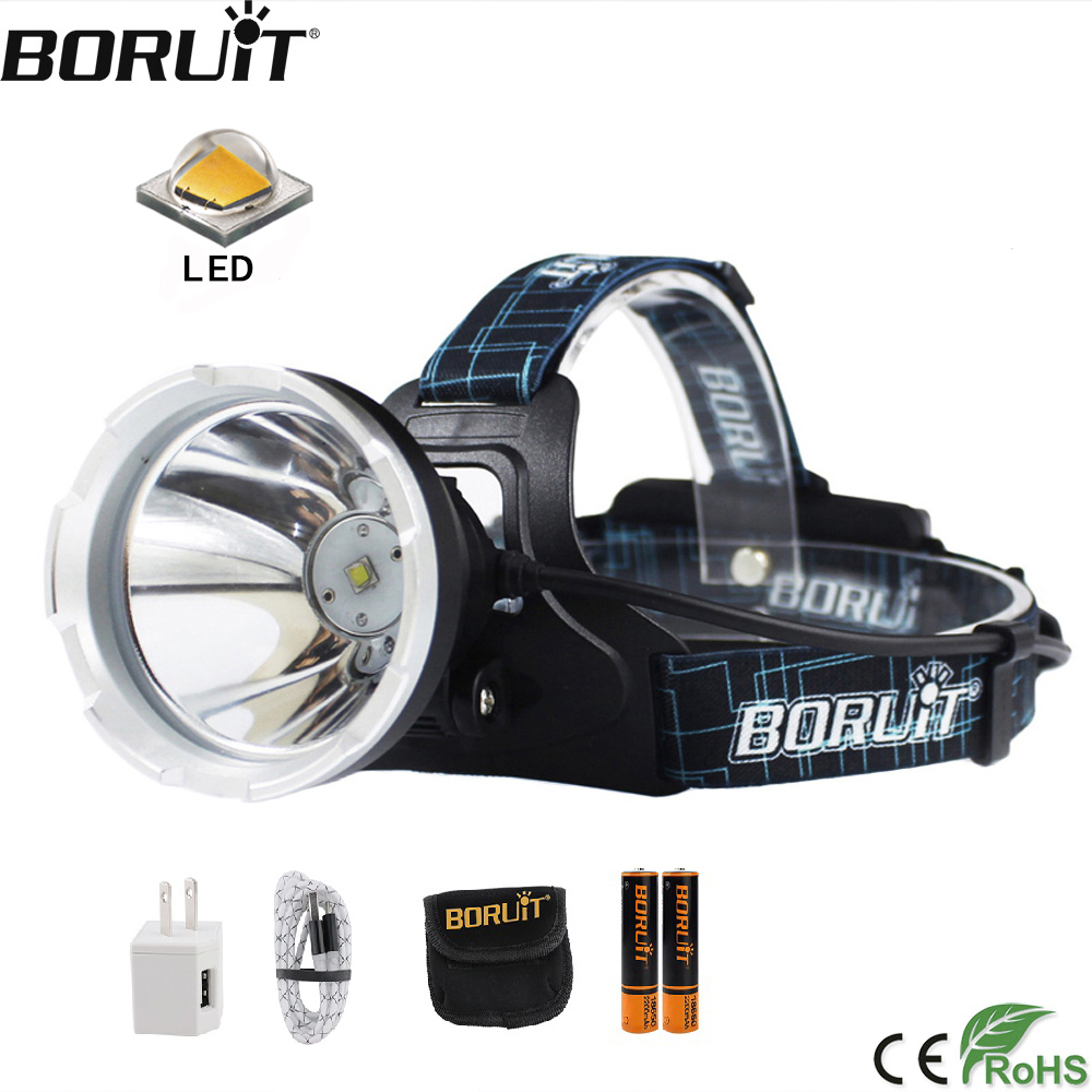 Fish Finder Charger - BORUIT B10 LED faro Super luminoso